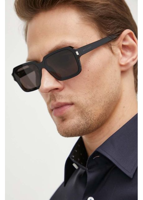 Saint laurent ochelari de soare barbati culoarea negru