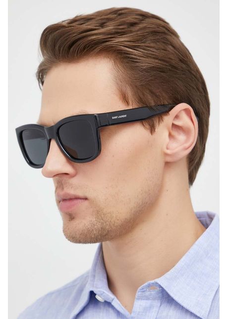 Saint laurent ochelari de soare barbati culoarea negru