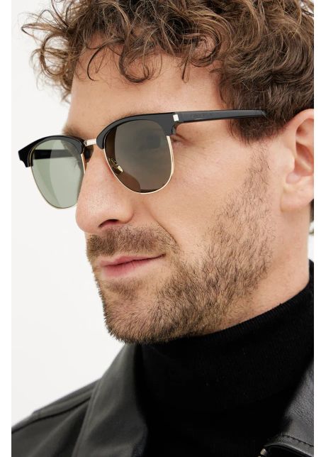 Saint laurent ochelari de soare barbati culoarea negru sl 108