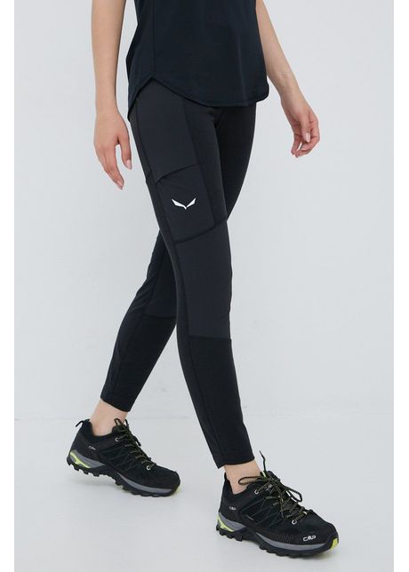 Salewa leggins sport lavaredo femei culoarea negru