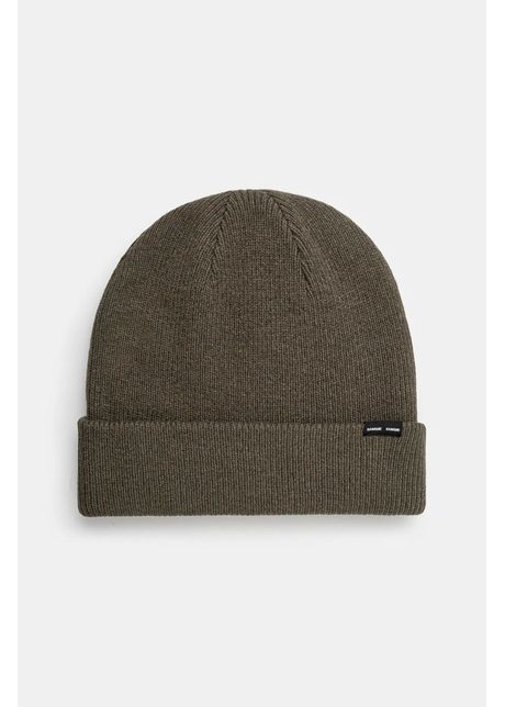 Samsoe samsoe caciula de lana culoarea verde de lana din tricot gros