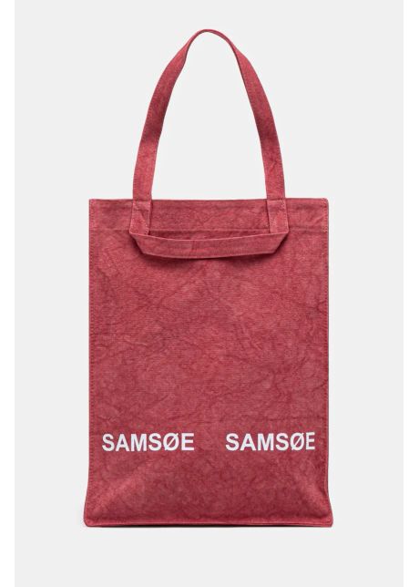 Samsoe samsoe geanta de bumbac salucca culoarea roz u24300002