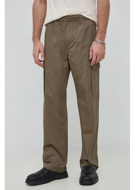 Samsoe samsoe pantaloni barbati culoarea bej cu fason cargo