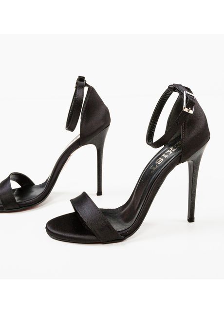Sandale cu toc Pihana Negre