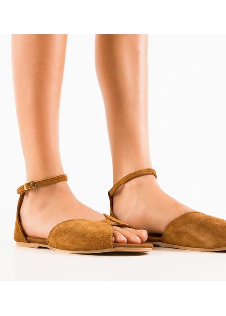 Sandale dama makere camel