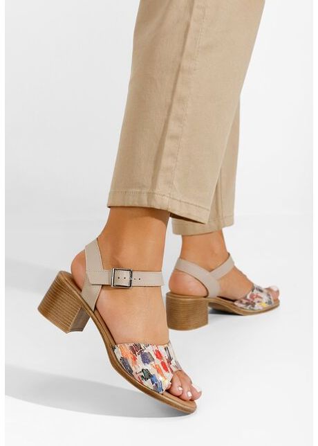 Sandale dama piele thalesia v2 bej