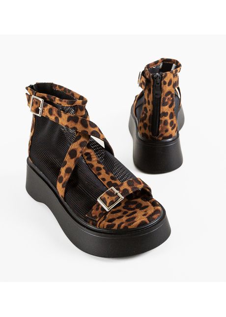Sandale dama tomila animal print