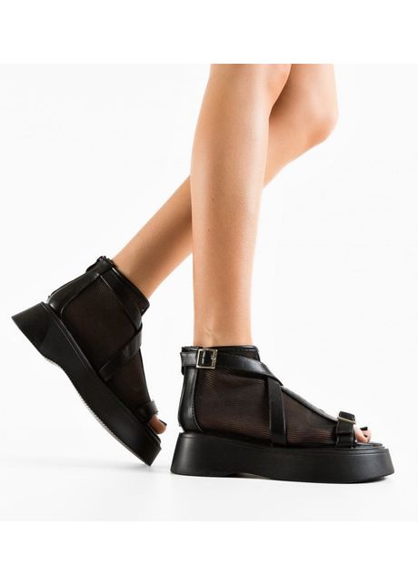 Sandale dama tomila negre