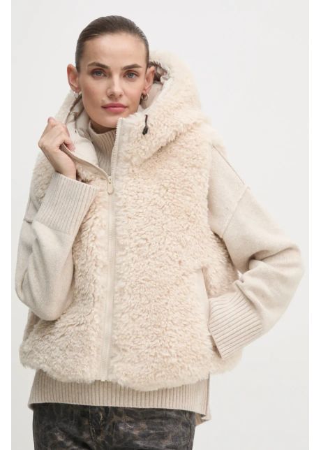 Save the duck vesta klara femei culoarea bej de iarna d81923w curl19