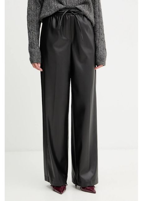 Silvian Heach pantaloni BENNOE culoarea negru, drept, high waist, GPA25118PA