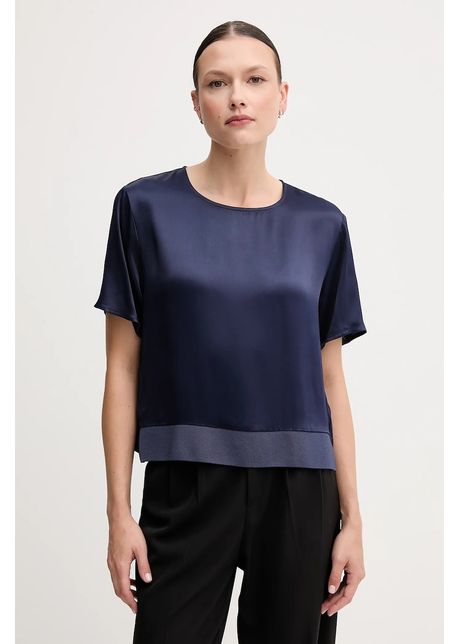 Sisley bluza femei culoarea negru neted