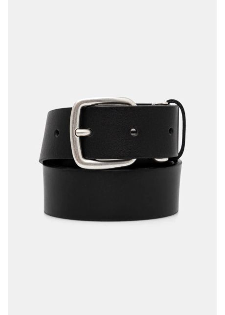 Sisley curea de piele barbati culoarea negru 6g8zsl01a