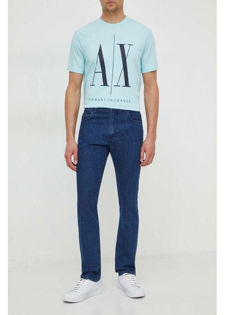 Sisley jeansi barbati culoarea albastru marin