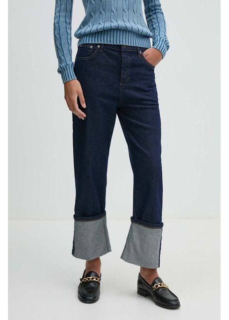 Sisley jeansi femei high waist 4rfnle03l