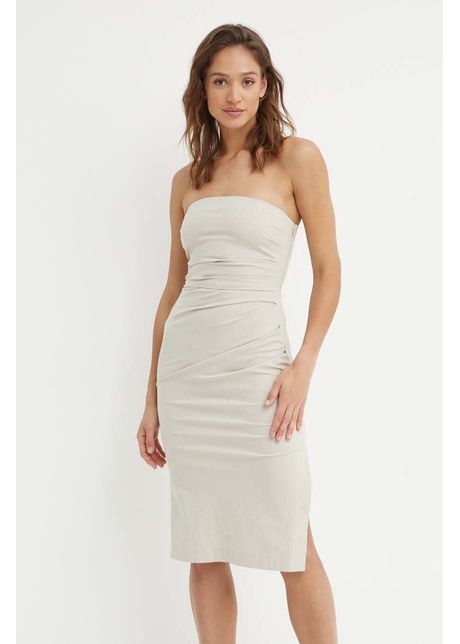Sisley rochie culoarea bej mini mulata