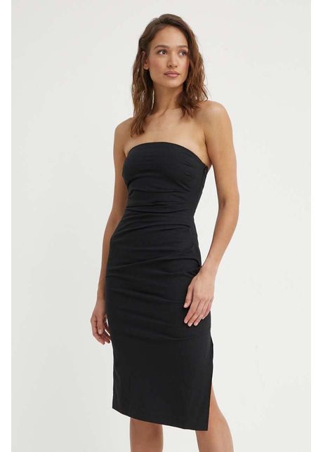 Sisley rochie culoarea negru mini mulat
