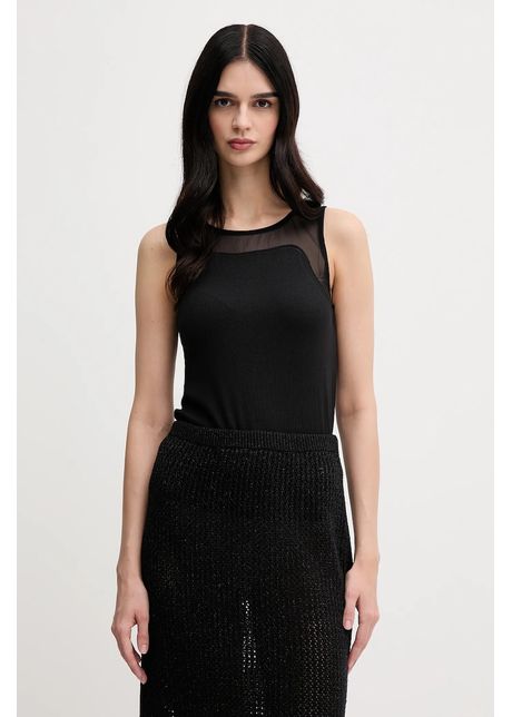 Sisley top culoarea negru 3y61lh00z