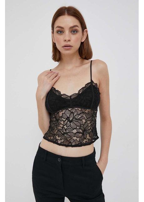Sisley top femei, culoarea negru