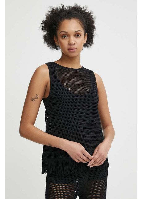 Sisley top femei culoarea negru