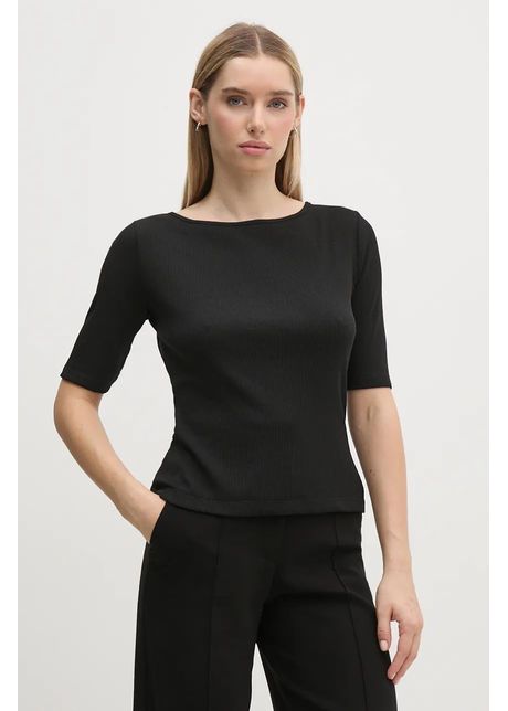 Sisley tricou culoarea negru, 3FTRL105R