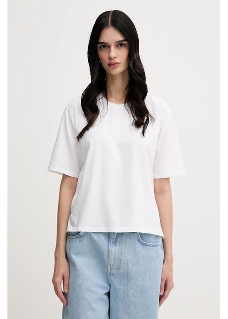 Sisley tricou din bumbac culoarea bej 3f1ql107k