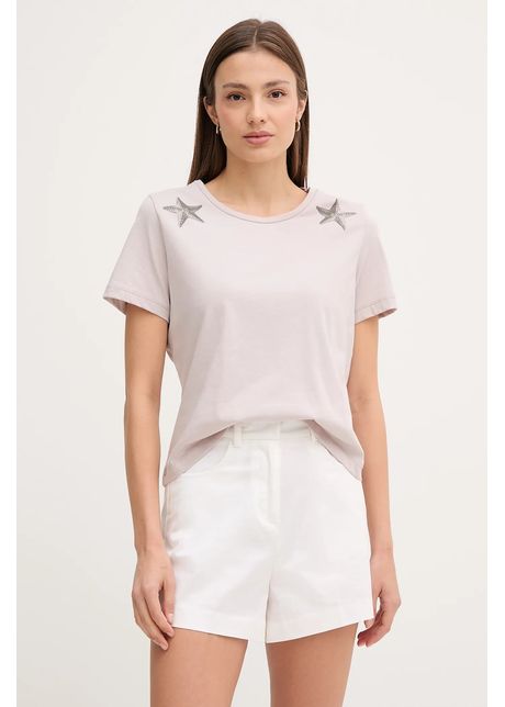 Sisley tricou din bumbac culoarea gri, 35USL107H