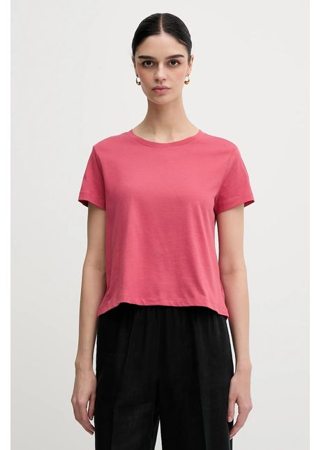 Sisley tricou din bumbac culoarea roz, 3I1XL107A