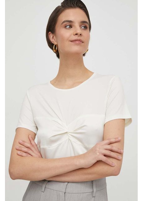 Sisley tricou femei, culoarea bej