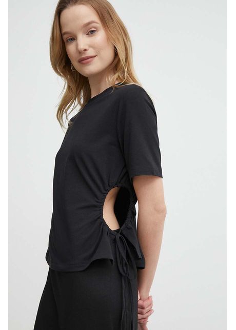Sisley tricou femei, culoarea negru