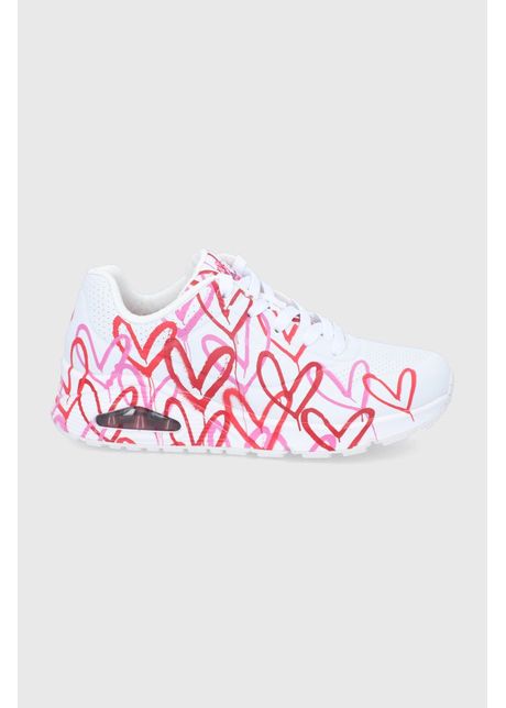 Skechers sneakers skechers x jgoldcrown culoarea alb 155507