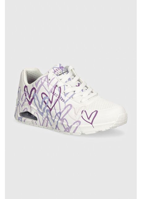 Skechers sneakers skechers x jgoldcrown culoarea alb 155507