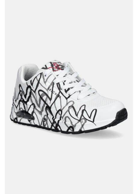 Skechers sneakers skechers x jgoldcrown femei culoarea alb 155507
