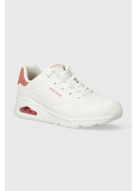 Skechers sneakers uno culoarea alb