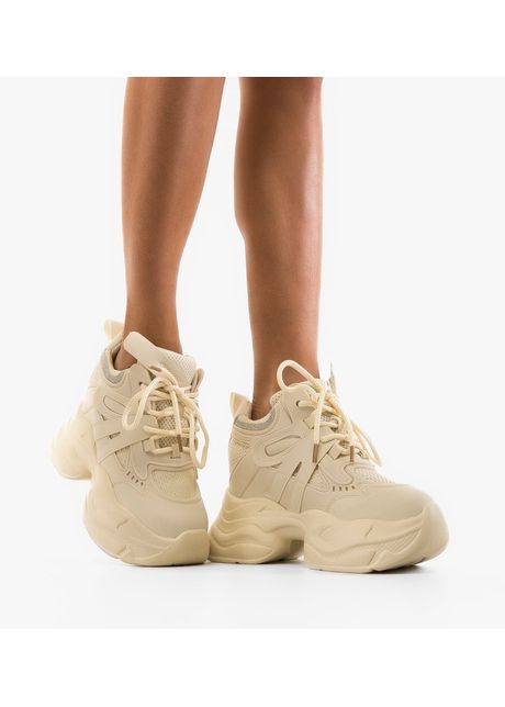 Sneakers dama frikan bej