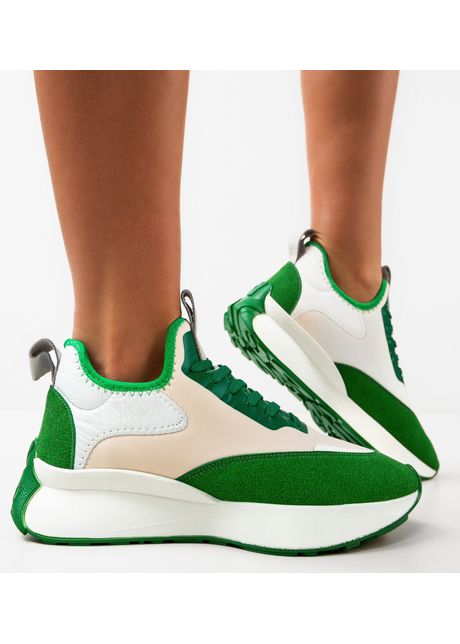 Sneakers dama londan verzi