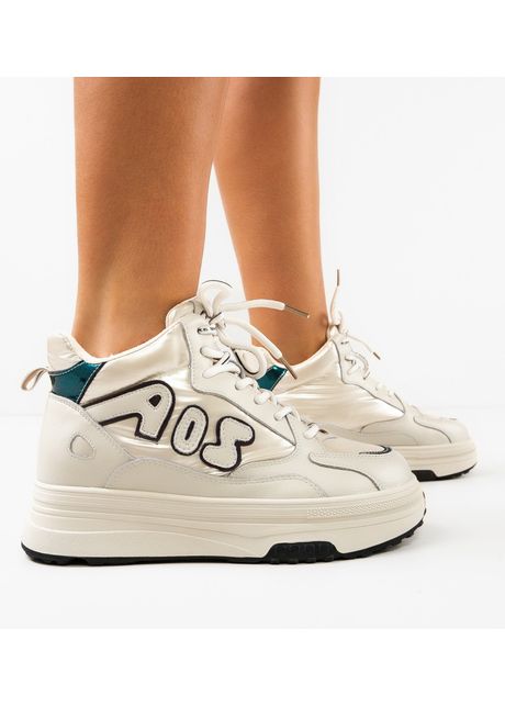 Sneakers dama manic bej