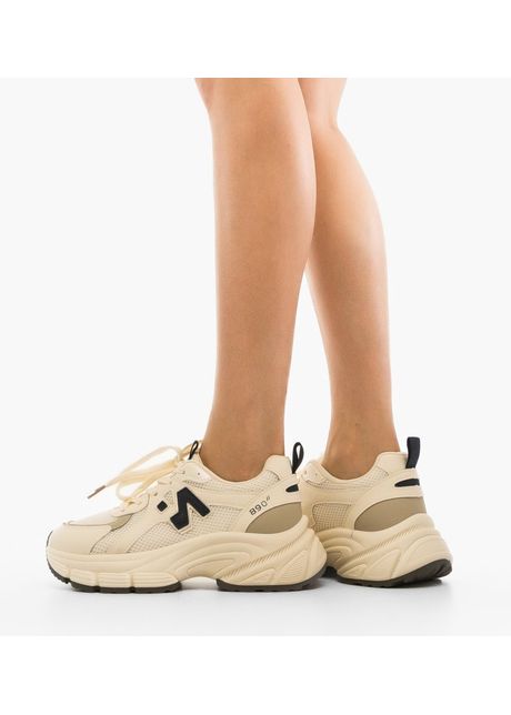 Sneakers dama Serigiu Bej 2