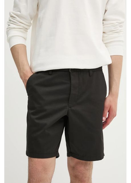 Solid pantaloni scur i alann culoarea negru 21107653 194008