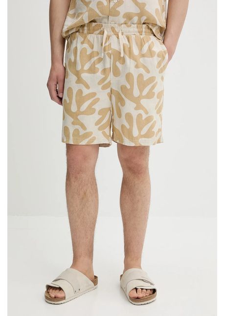 Solid pantaloni scur i culoarea bej 21108564