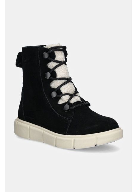 Sorel botine sorel explorer iii joan femei culoarea negru cu toc plat izolare usoara 2077981010