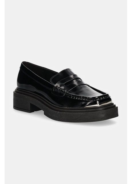 Steve madden mocasini charming femei culoarea negru cu platforma sm11003223