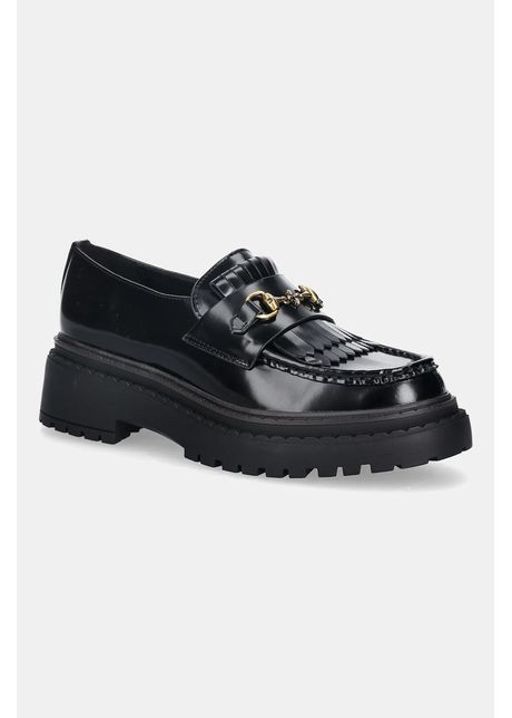 Steve Madden mocasini de piele Anabeth culoarea negru, cu platforma, 11004723