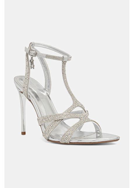 Steve madden pantofi cu toc scope culoarea argintiu sm11003726