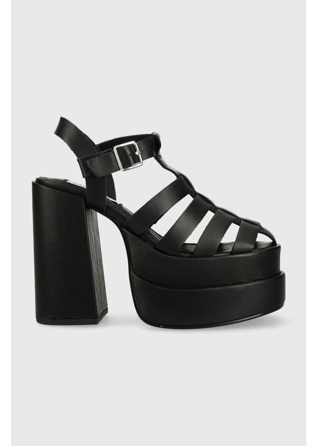 Steve madden sandale de piele carlita culoarea negru sm11002385