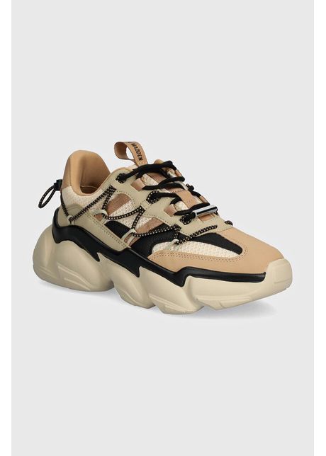 Steve madden sneakers spectator culoarea bej sm11002961