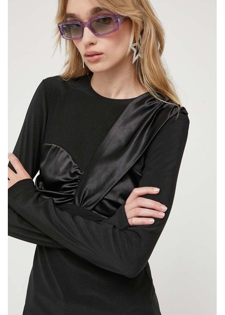 Stine goya bluza culoarea negru neted