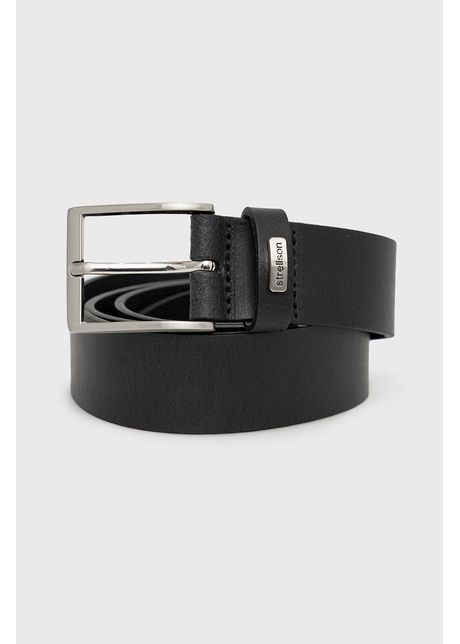 Strellson curea de piele b rba i culoarea negru