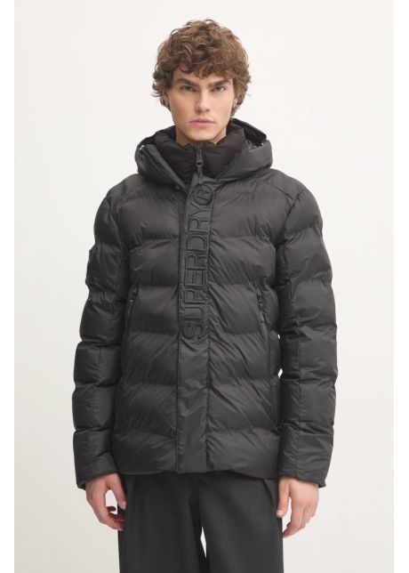 Superdry geaca barbati culoarea negru de iarna m5011902a 02a