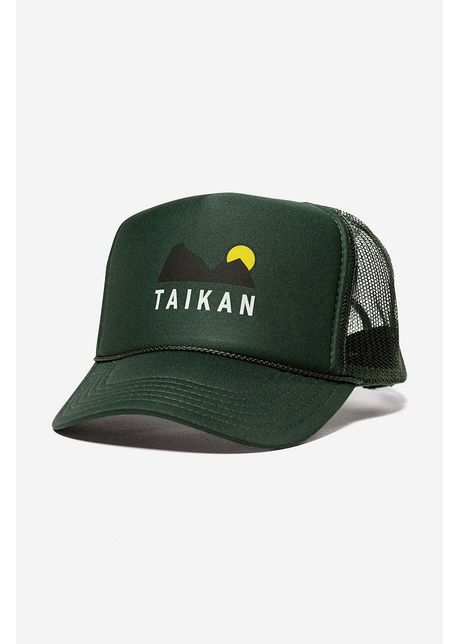 Taikan apc trucker cap culoarea verde cu imprimeu ta0004 fgn fgn