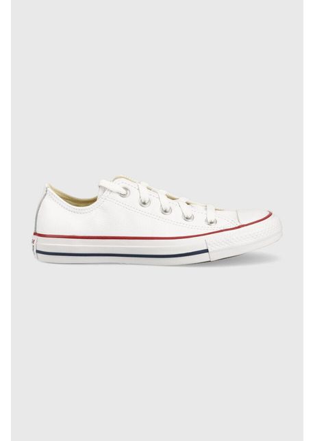 Tenişi Converse Ct Ox Chuck Taylor All Star Leather White C132173 C132173-WHITE